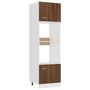 Voir la diapositive 2 : VIDAXL Armoire a micro-ondes Chene marron 60x57x207 cm