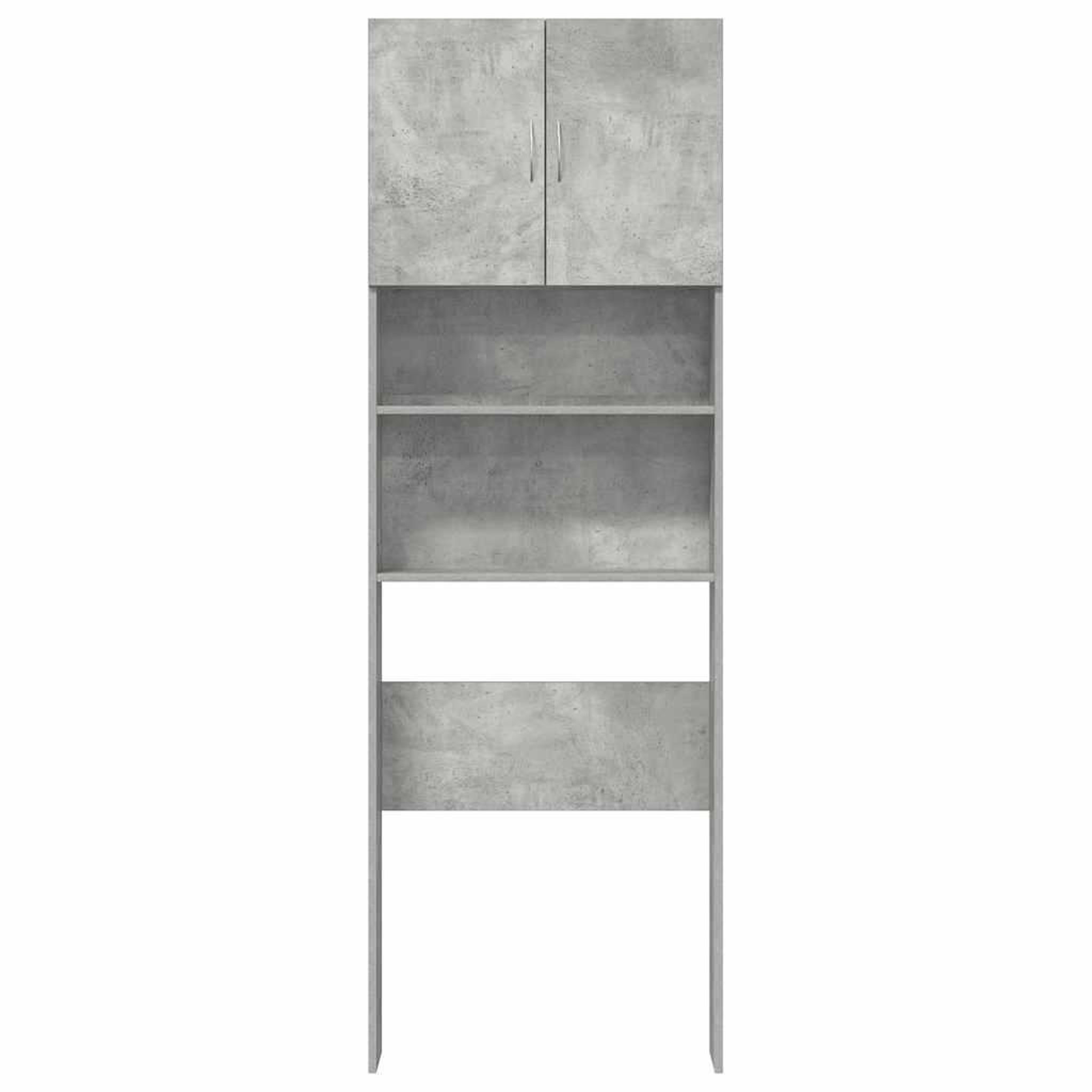 Voir la diapositive 5 : VIDAXL Meuble de machine a laver gris beton bois d'ingenierie