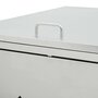 Voir la diapositive 5 : VIDAXL Abri pour poubelle sur roulettes 240 L Acier inoxydable
