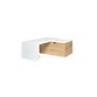 Voir la diapositive 5 : Table basse rotative 360° 1 porte avec rangement