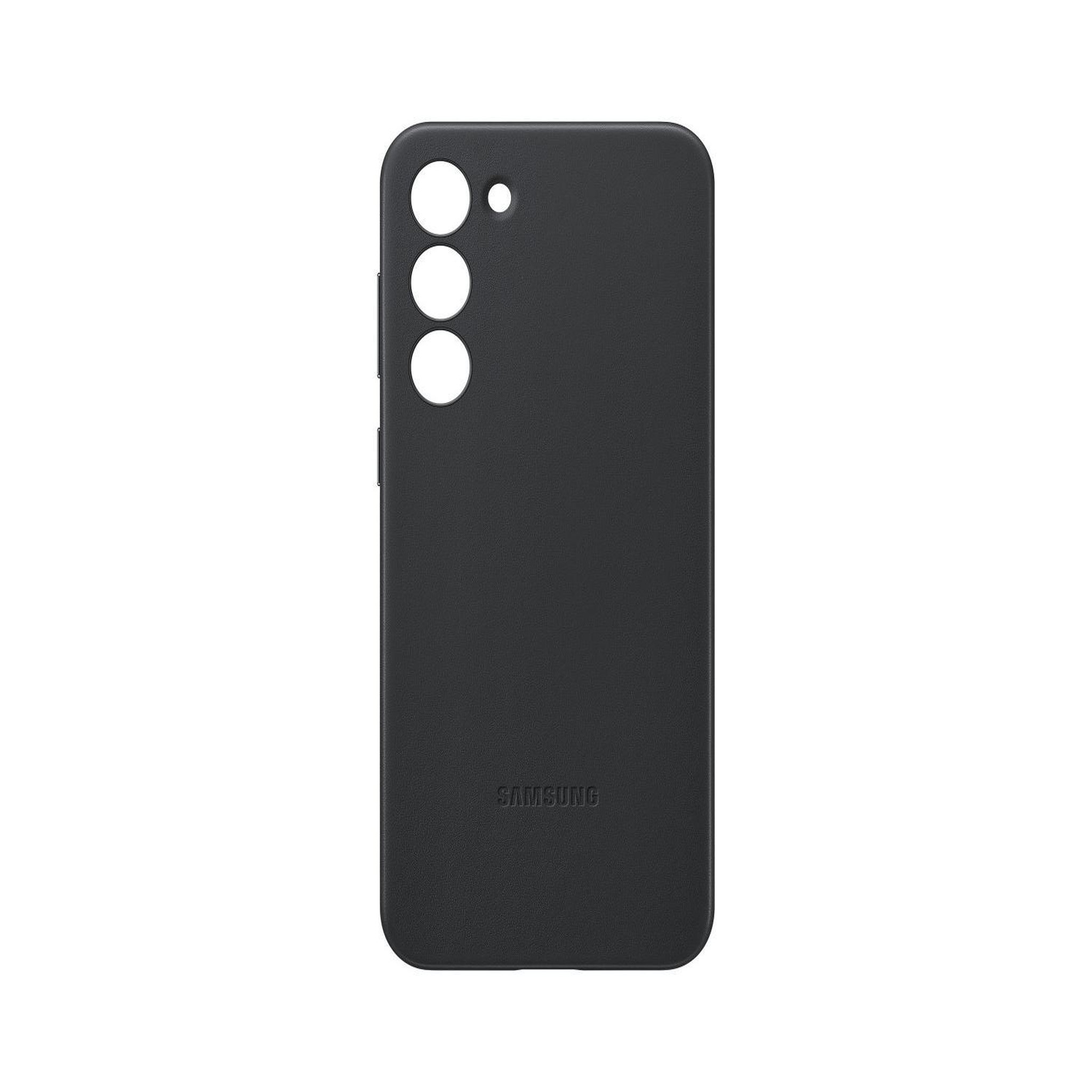 Voir la diapositive 2 : Samsung Coque s23+ cuir noir