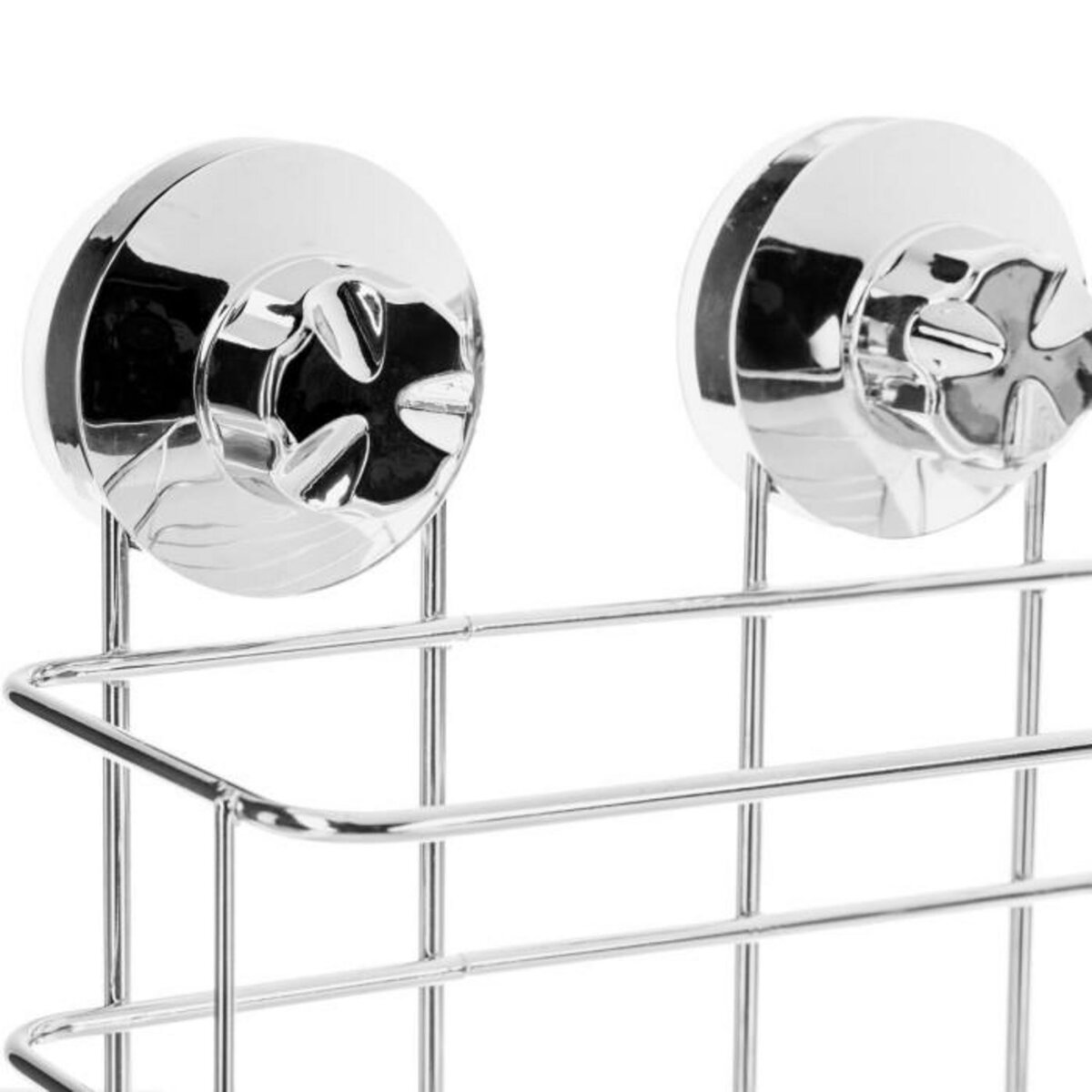 FIVE Panier en Métal  Ventouse  19cm Argent