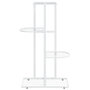 Voir la diapositive 3 : VIDAXL Support pour plantes 4 niveaux 43x22x76 cm Blanc Metal
