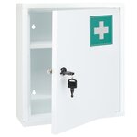 HI HI Armoire a pharmacie 31,5x10x36 cm Acier