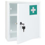 Voir la diapositive 1 : HI HI Armoire a pharmacie 31,5x10x36 cm Acier