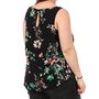 Voir la diapositive 2 : Vero Moda Débardeur Imprimé  Femme Vero Moda CURVE Tigers Eye