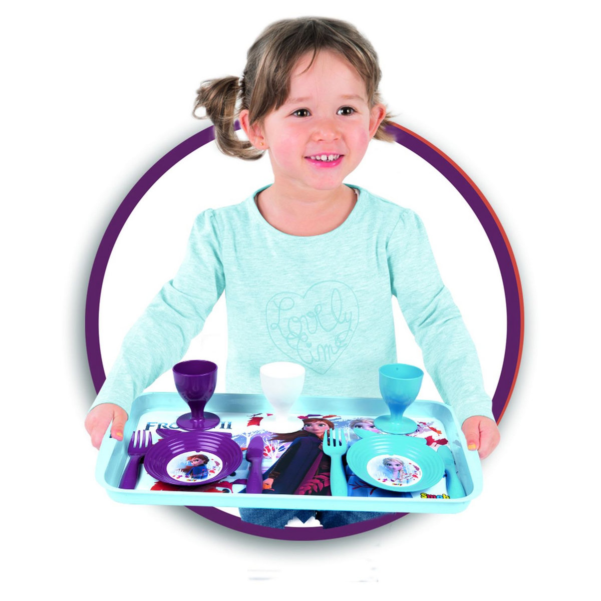 SMOBY Plateau dinette La Reine des Neiges 2