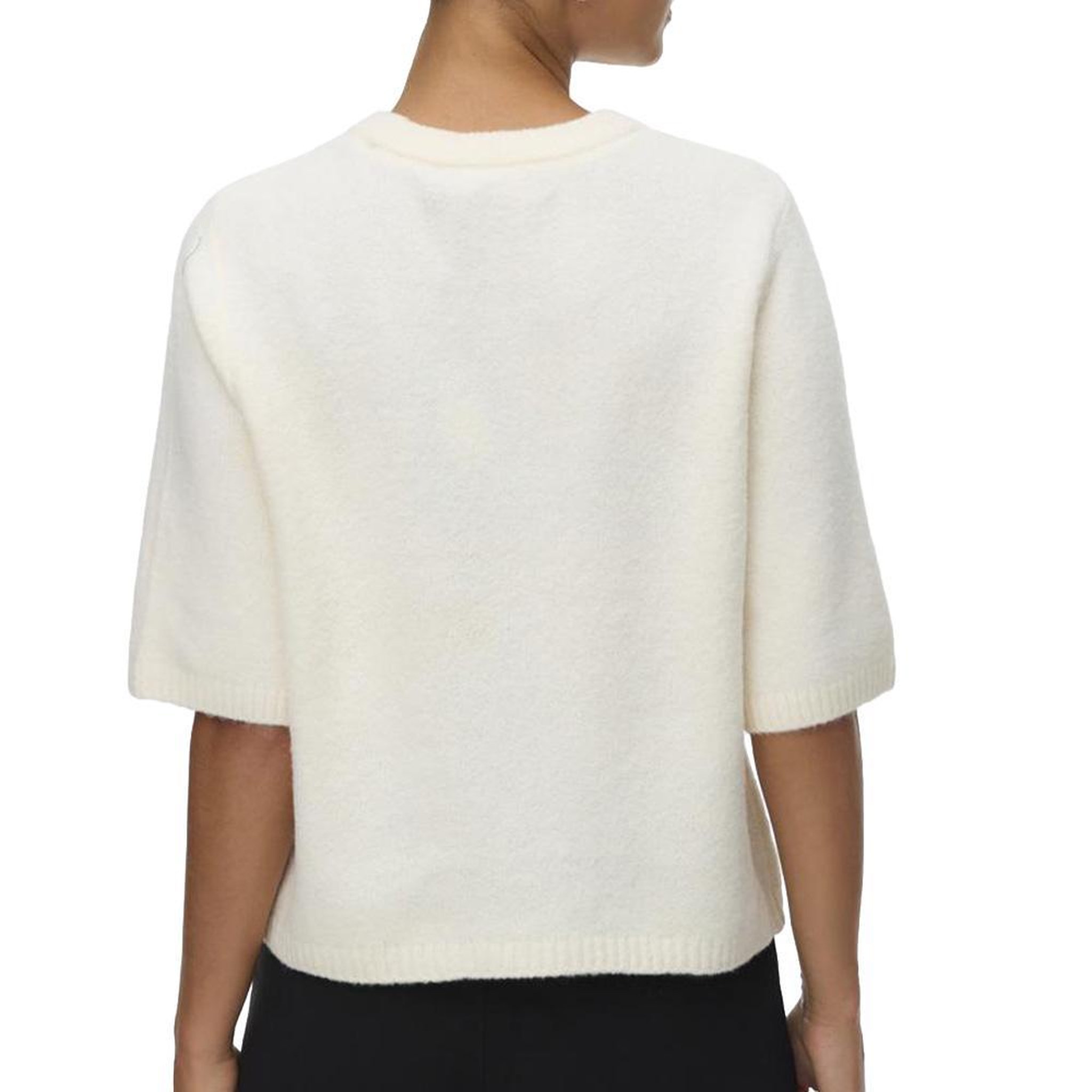 Voir la diapositive 2 : Vero Moda Pull Manches Courtes Beige Femme Vero Moda Boom