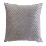 The Home Deco Factory Coussin design géométrique Blush. Coloris disponibles : Gris