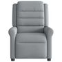 Voir la diapositive 5 : VIDAXL Fauteuil inclinable electrique Gris clair Tissu