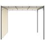 Voir la diapositive 3 : VIDAXL Belvedere de jardin avec rideau lateral 3x3x2,25 m Creme