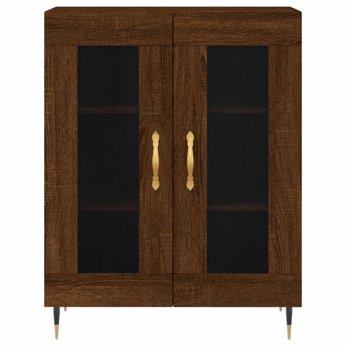VIDAXL Buffet chene marron 69,5x34x90 cm bois d'ingenierie
