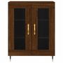 Voir la diapositive 5 : VIDAXL Buffet chene marron 69,5x34x90 cm bois d'ingenierie