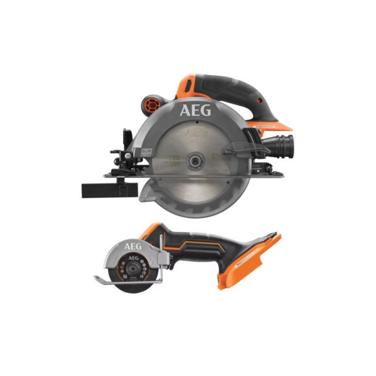 AEG Pack AEG Scie circulaire - Mini scie multi-matériaux - 18 V - Subcompact - Brushless