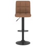 Voir la diapositive 4 : VIDAXL Tabourets de bar lot de 2 marron tissu