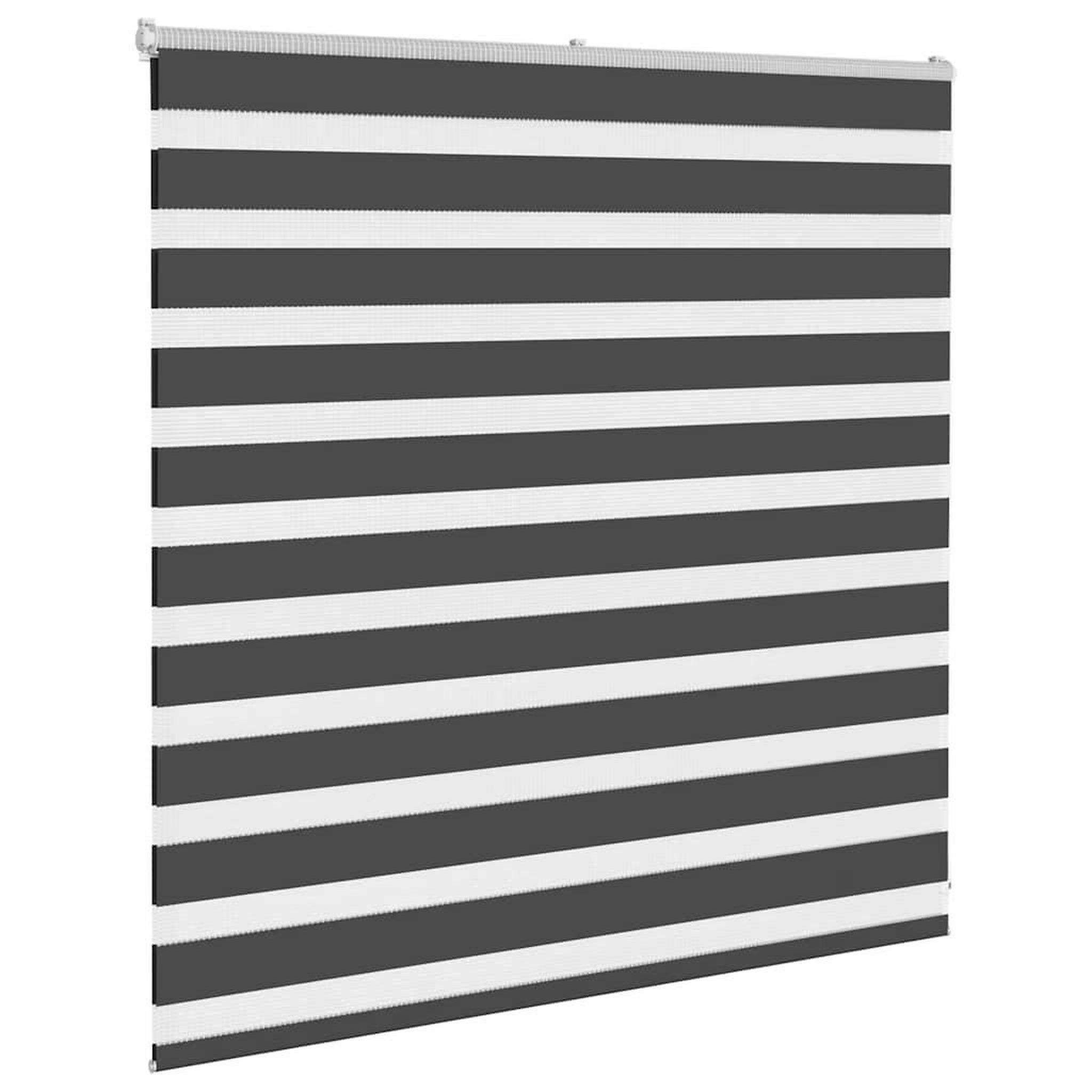 Voir la diapositive 3 : VIDAXL Store zebre noir 145x100 cm largeur du tissu 140,9 cm polyester