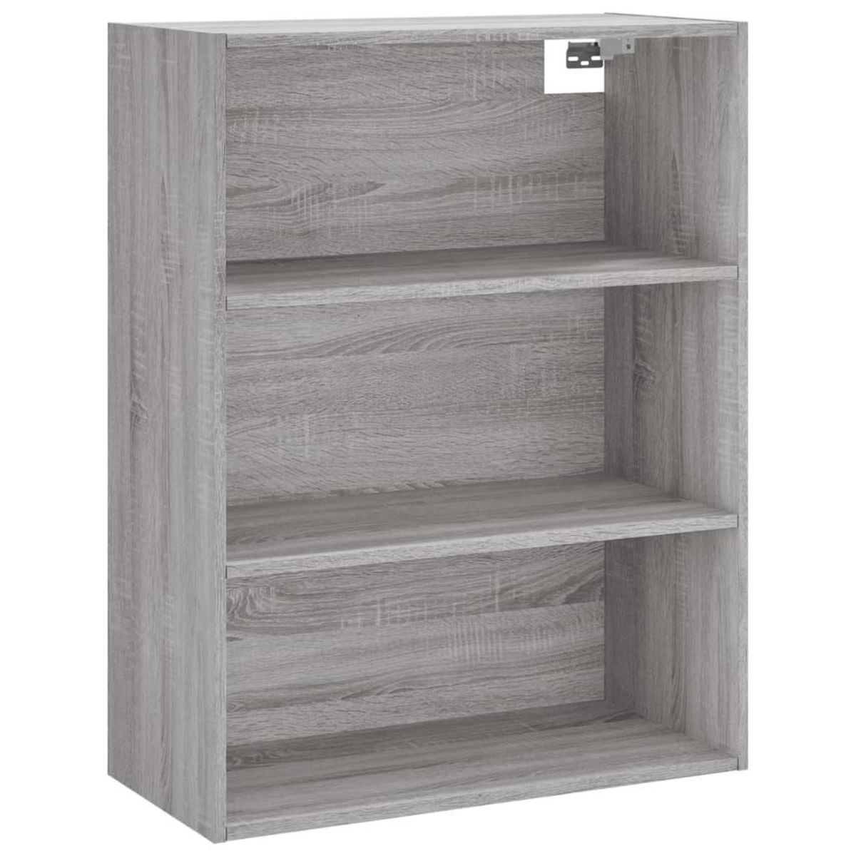 VIDAXL Buffet haut Sonoma gris 69,5x34x180 cm Bois d'ingenierie