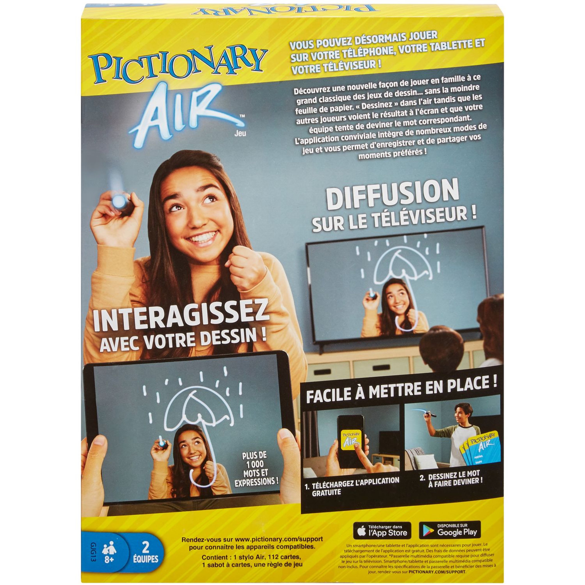 Voir la diapositive 2 : MATTEL Jeu Pictionary air Mattel Games