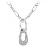 SC CRYSTAL Sautoir SC Crystal orné de Cristaux scintillants