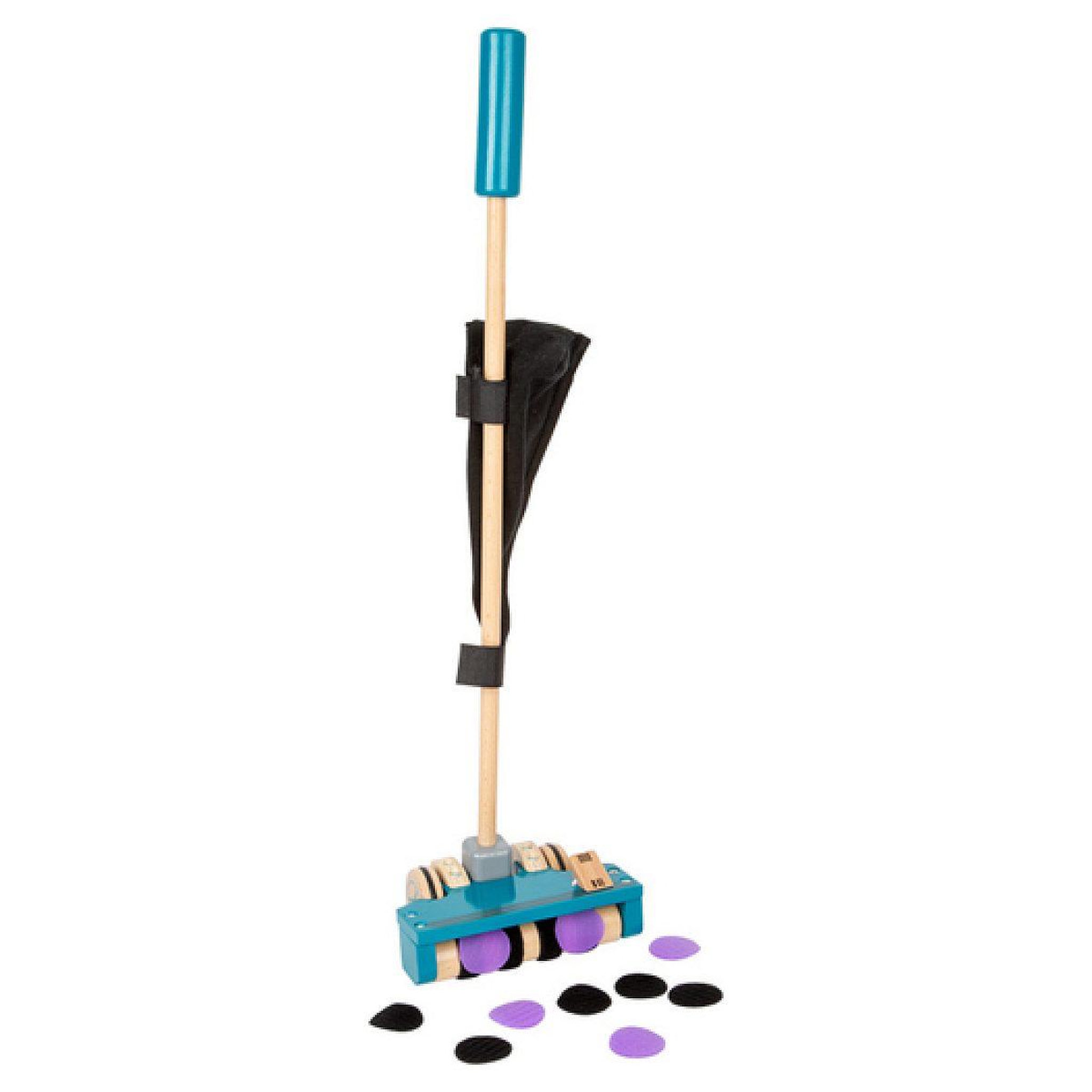 Voir la diapositive 2 : SMALLFOOT Aspirateur en bois - Jouet a pousser