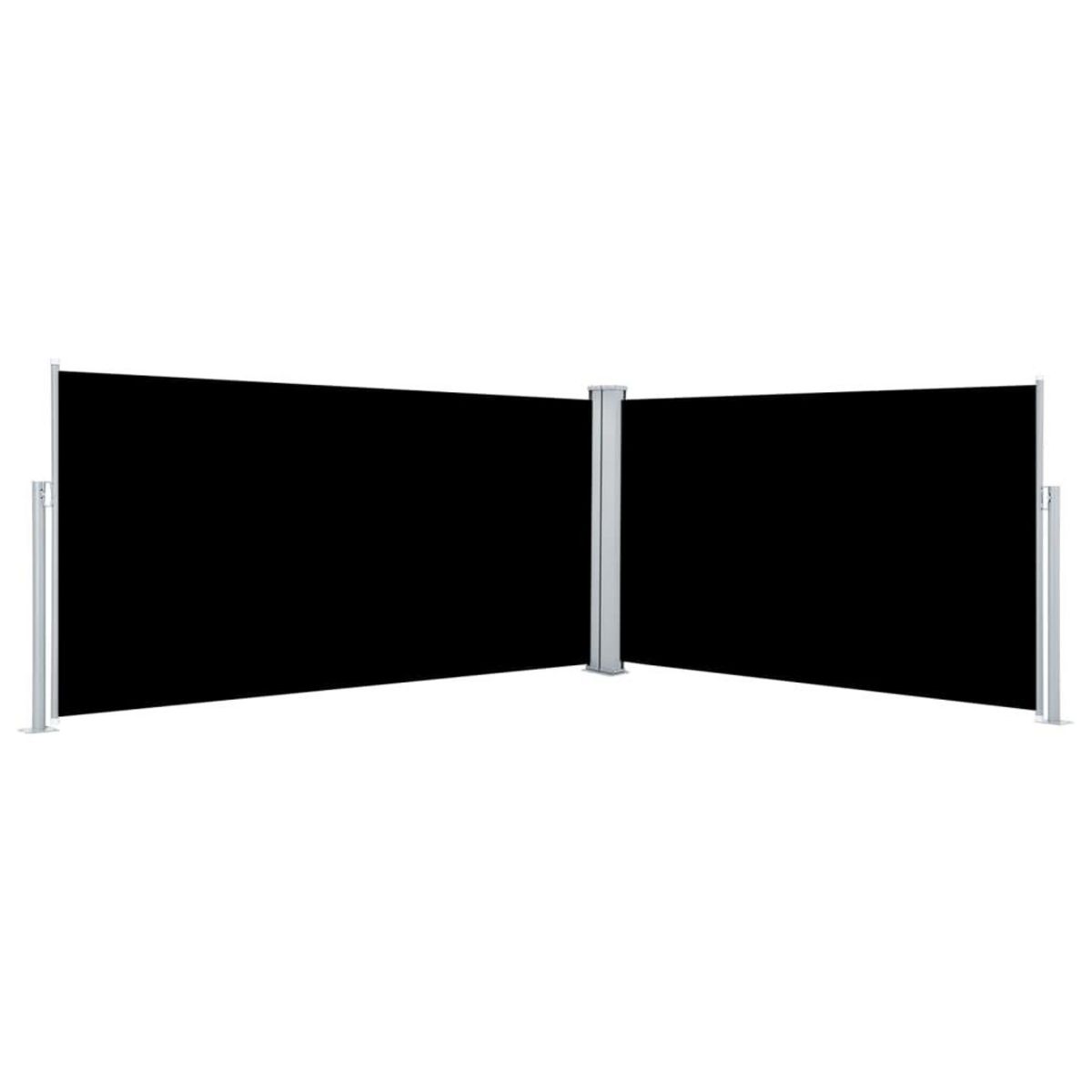VIDAXL Auvent lateral retractable Noir 160x600 cm
