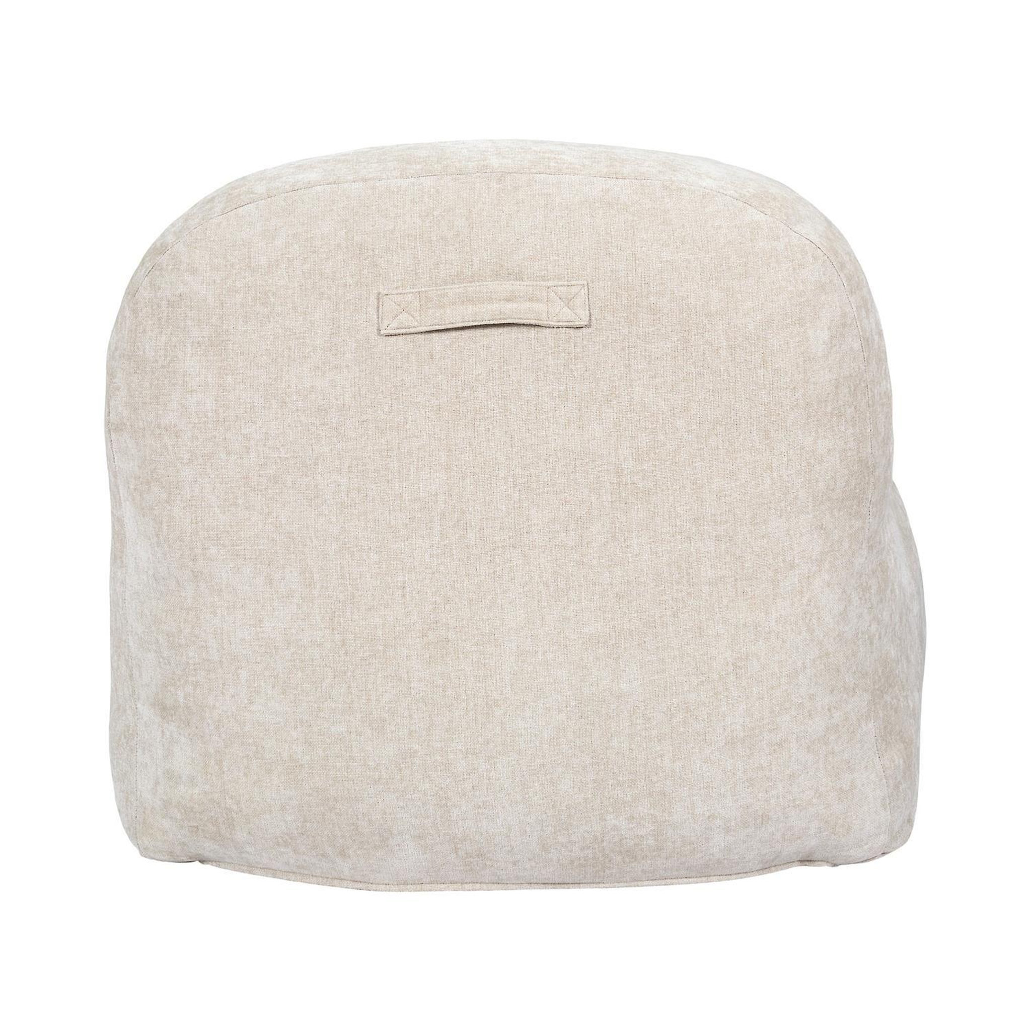 Voir la diapositive 5 : The Home Deco Factory Fauteuil compressé en tissu doux sans montage AUSTIN - Beige