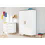 Voir la diapositive 3 : Pinolino Armoire Lumi 2 portes blanche