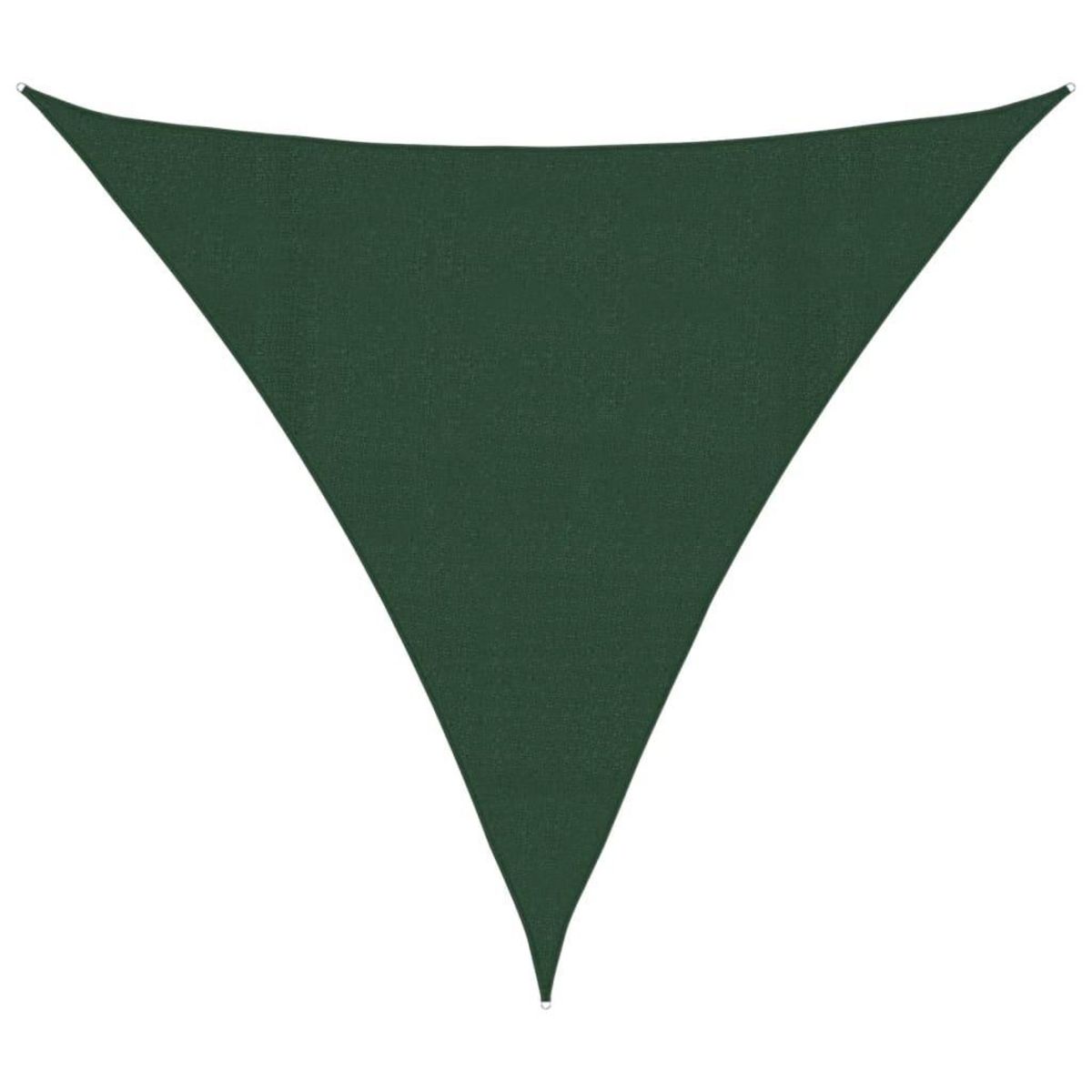 VIDAXL Voile d'ombrage 160 g/m^2 Vert fonce 4x4x4 m PEHD