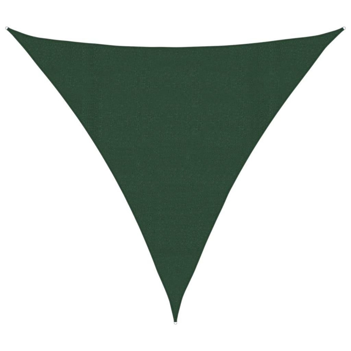 VIDAXL Voile d'ombrage 160 g/m^2 Vert fonce 4x4x4 m PEHD