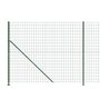 Voir la diapositive 4 : VIDAXL Cloture en treillis metallique avec bride vert 2,2x25 m