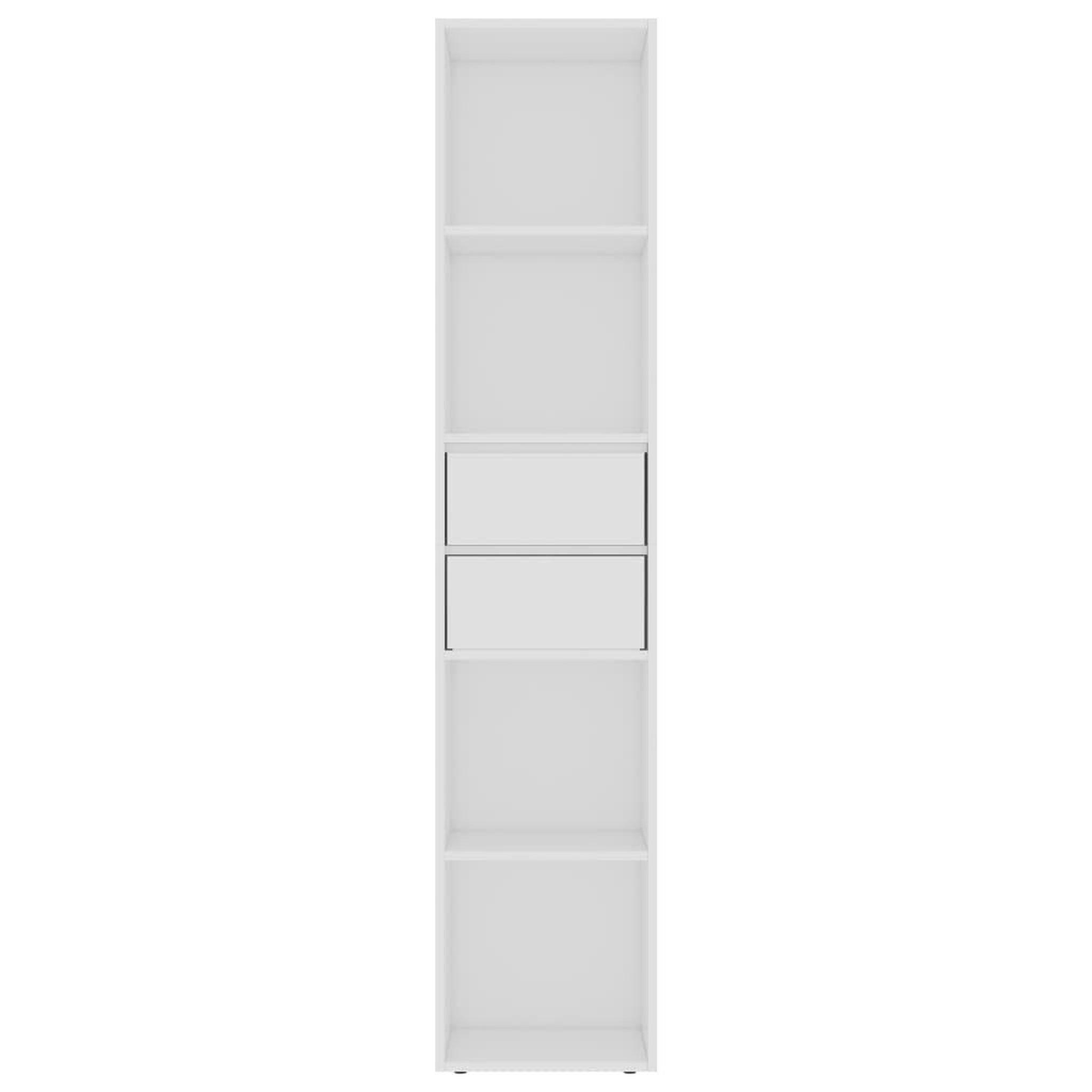 Voir la diapositive 4 : VIDAXL Bibliotheque Blanc 36x30x171 cm Bois d'ingenierie