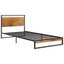 Voir la diapositive 2 : VIDAXL Cadre de lit sans matelas metal 100x200 cm