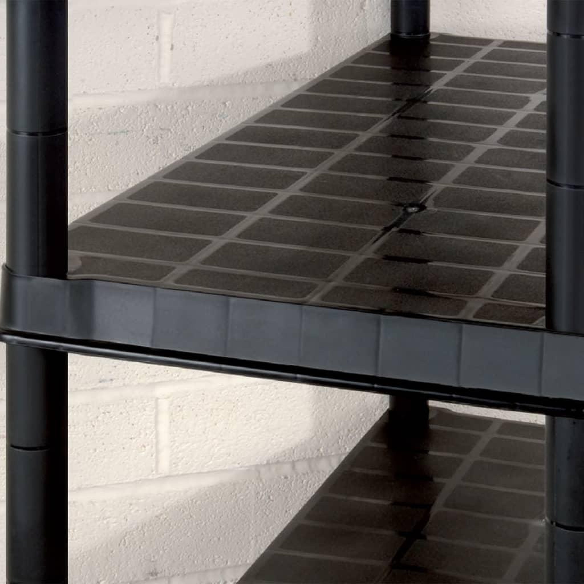 Voir la diapositive 5 : VIDAXL Etagere de rangement 5 niveaux Noir 274,5x45,7x185 cm Plastique