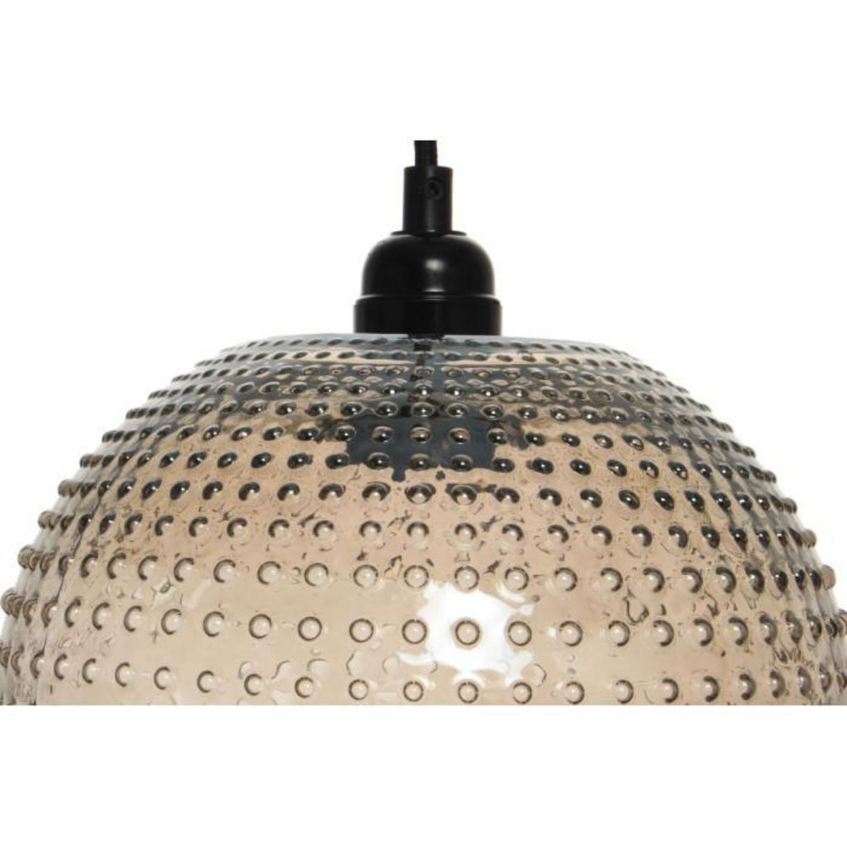 Paris Prix Lampe Suspension en Verre  Saturne  23cm Marron