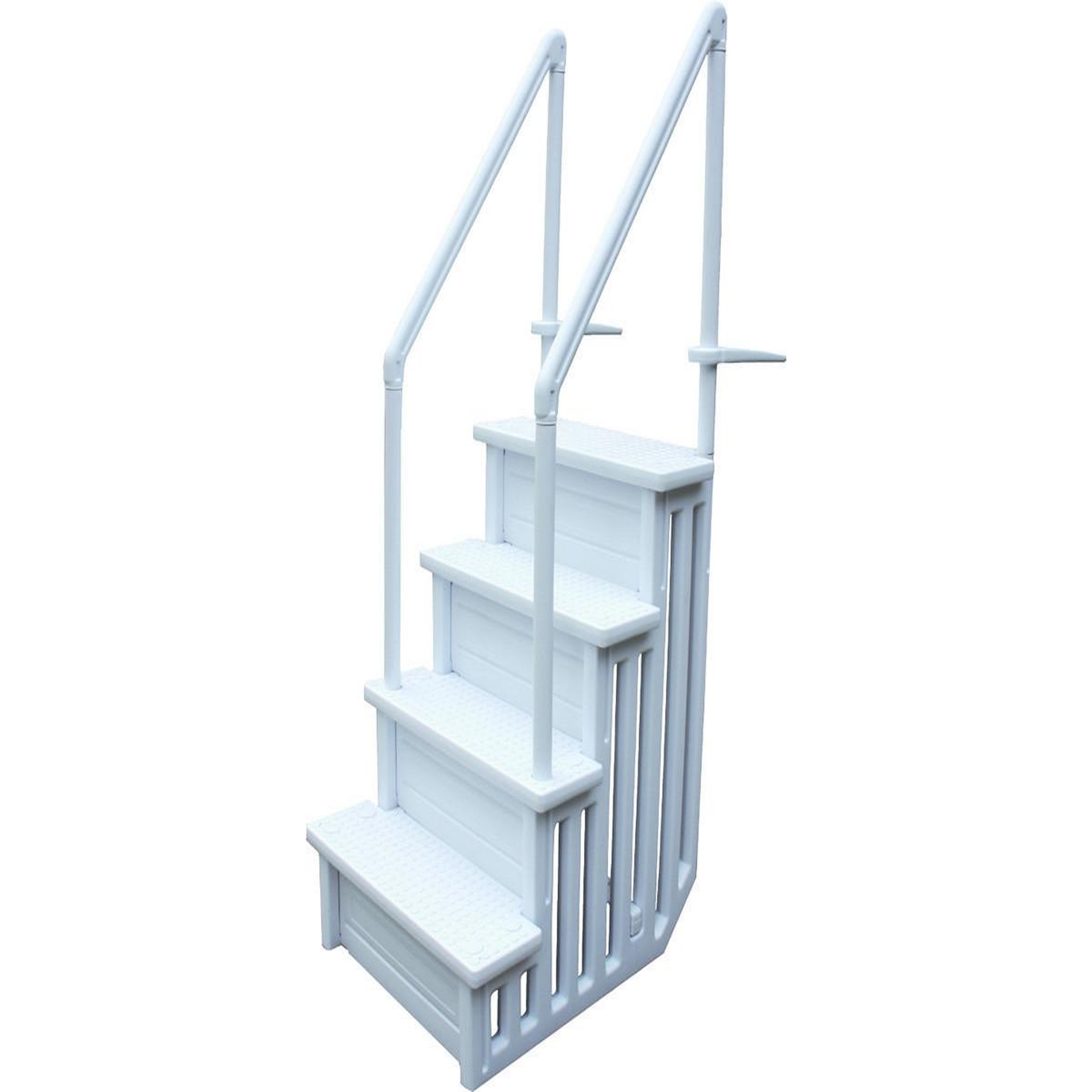 Voir la diapositive 1 : Habitat et Jardin Escalier simple pour piscine en plastique