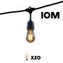 Voir la diapositive 1 : Lumisky Guirlande lumineuse MAFY Noir Caoutchouc 10M
