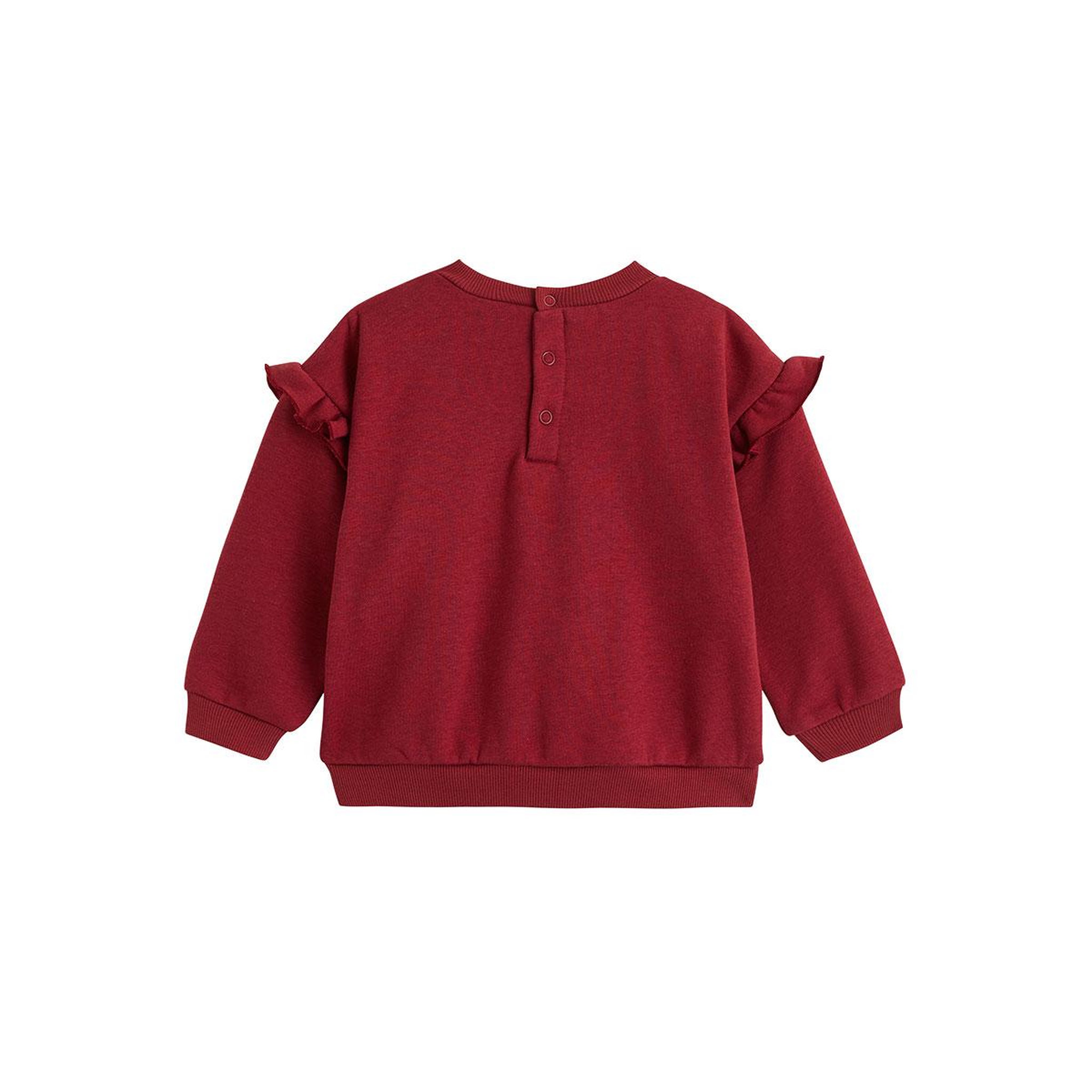 Voir la diapositive 2 : PETIT BEGUIN Sweat-shirt bébé en molleton harmony