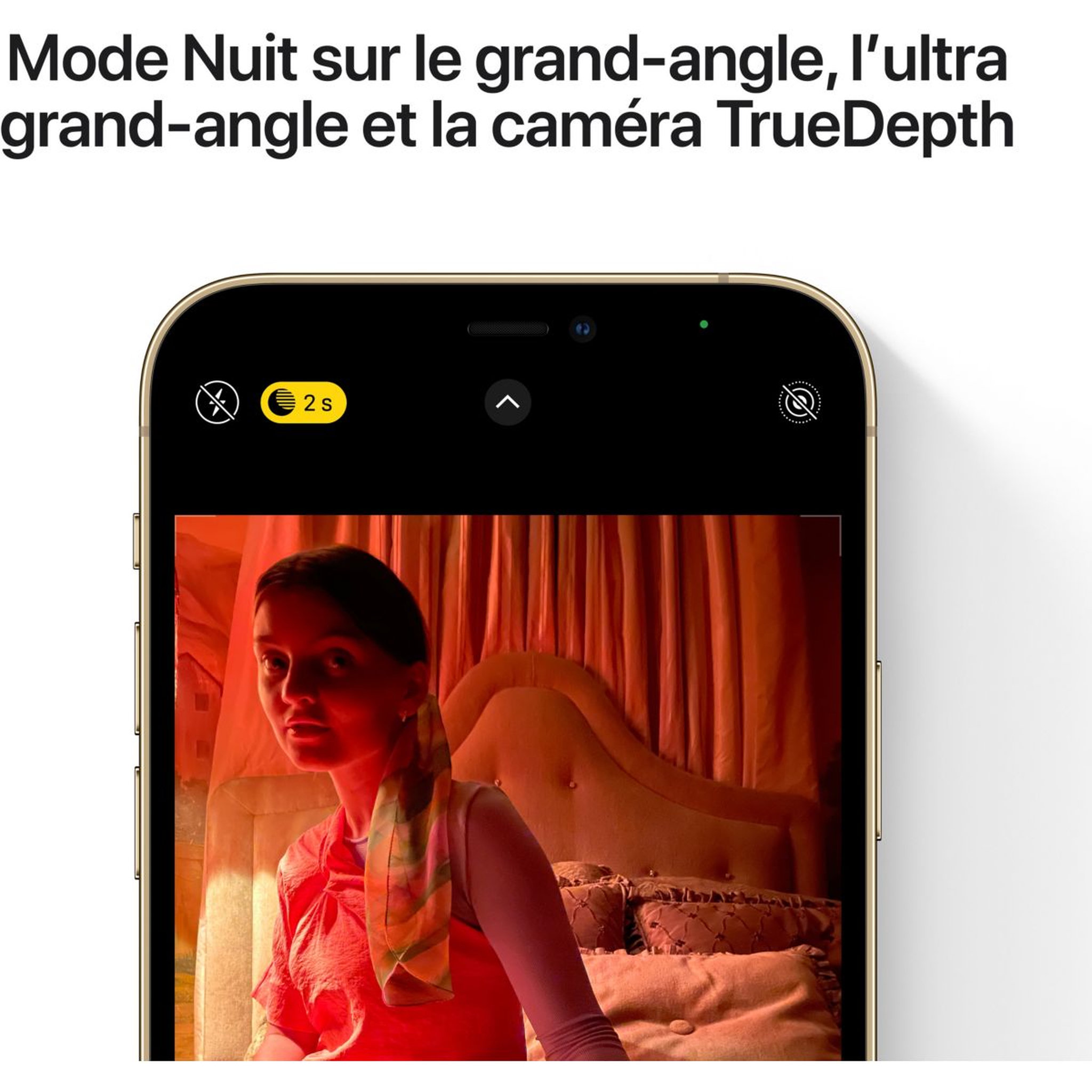 Voir la diapositive 5 : APPLE Smartphone iPhone 12 Pro Max Or 128 Go 5G