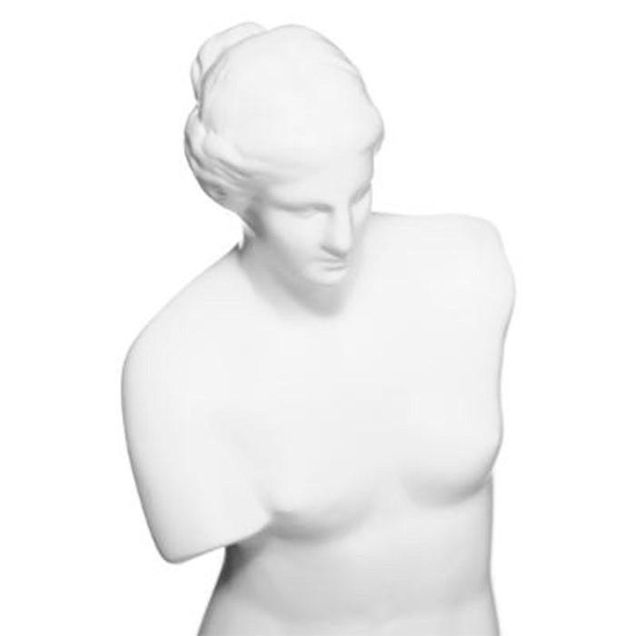 Voir la diapositive 2 : ATMOSPHERA Statuette Déco  Vénus de Milo  39cm Blanc