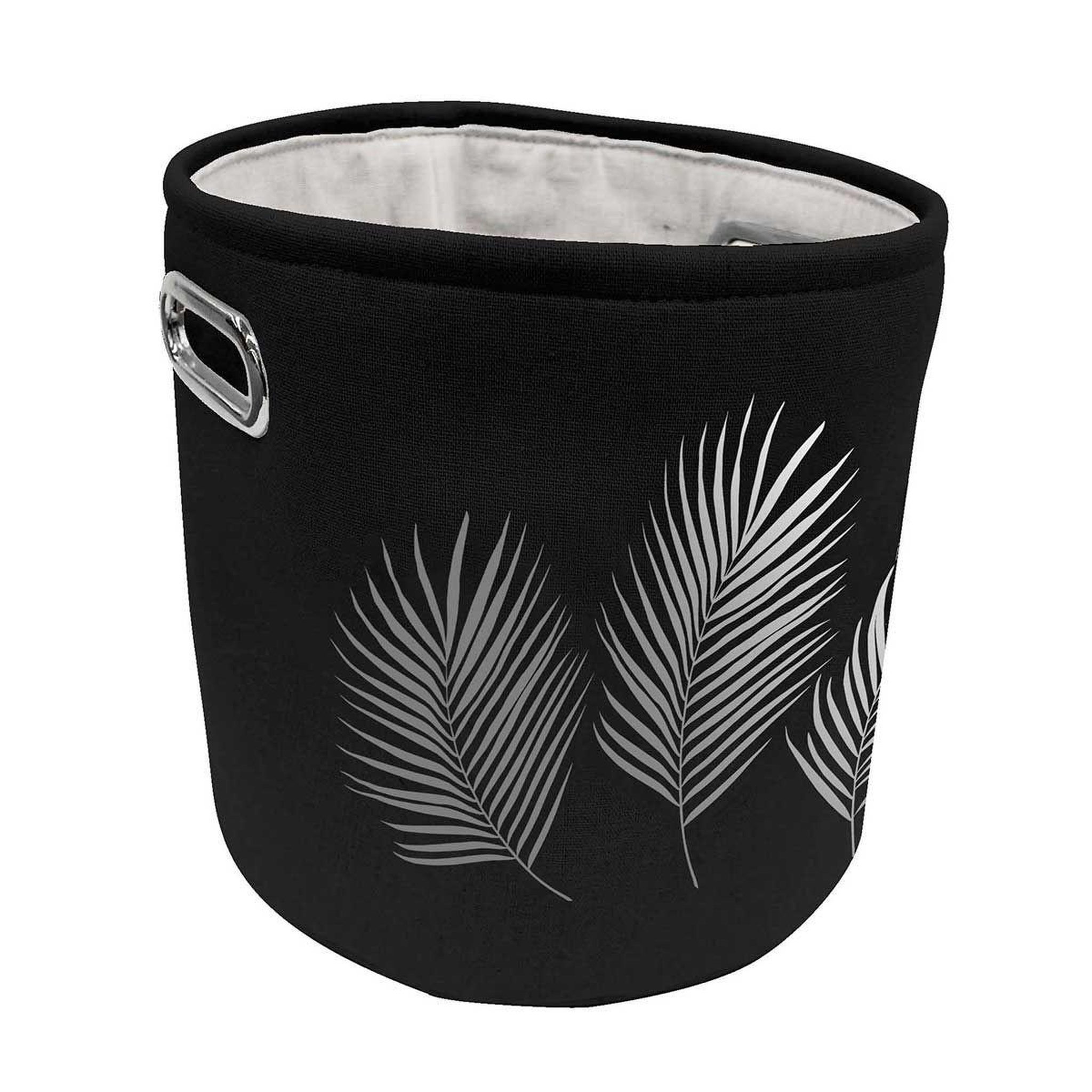 Voir la diapositive 1 : Douceur d'Intérieur Panier de rangement imprimé  orbella  27cm noir & argent
