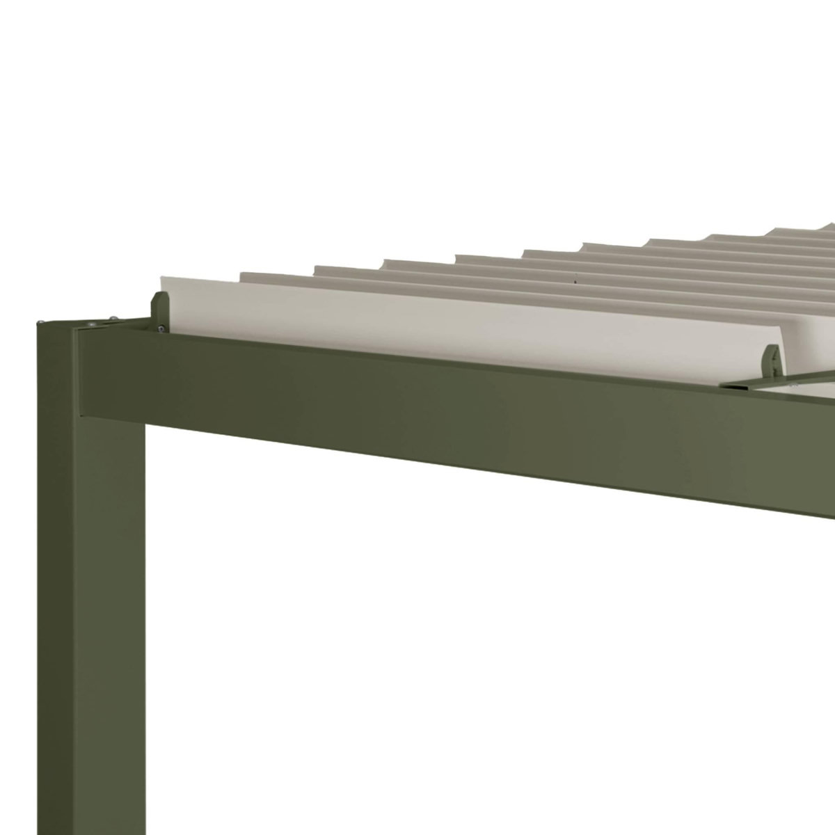 SWEEEK Pergola bioclimatique aluminium et acier lames orientables 4x3m Palace