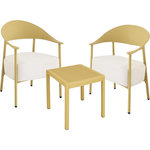 Habitat et Jardin Salon de jardin en métal et plastique  Céora  - 2 places - Jaune