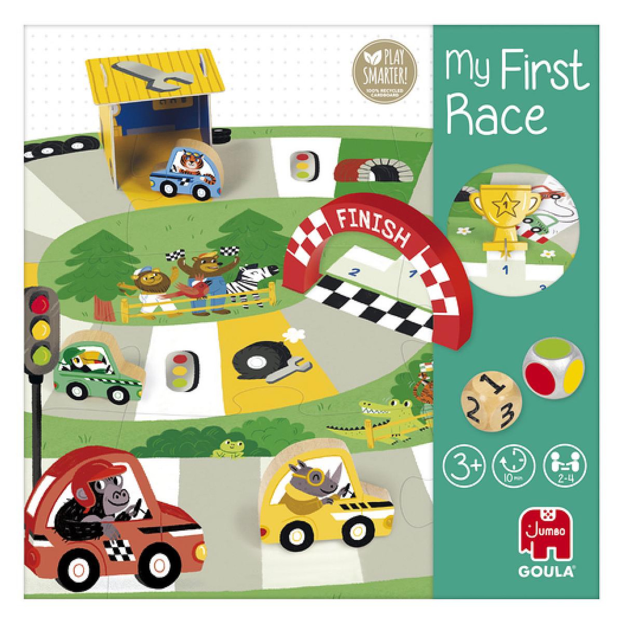 Voir la diapositive 2 : Goula First race Le jeu de course pour 3 ans