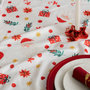 Voir la diapositive 5 : FEERIC LIGHT & CHRISTMAS Nappe de Noël ronde antitache motif Père Noël - D. 180 cm