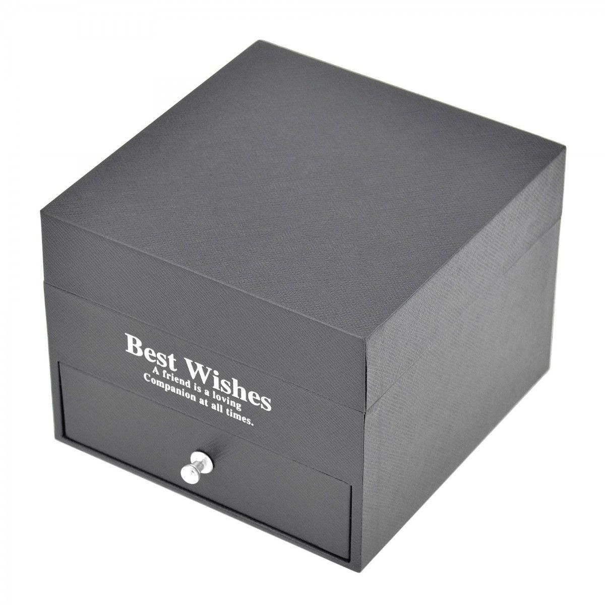 SC CRYSTAL Boite à bijoux composée de 9 roses synthétiques