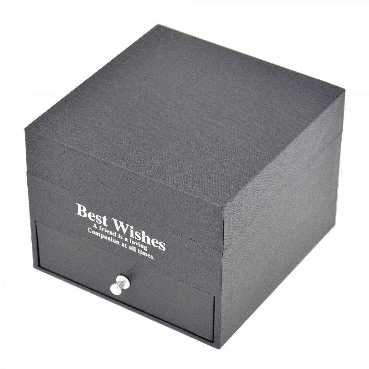 SC CRYSTAL Boite à bijoux composée de 9 roses synthétiques