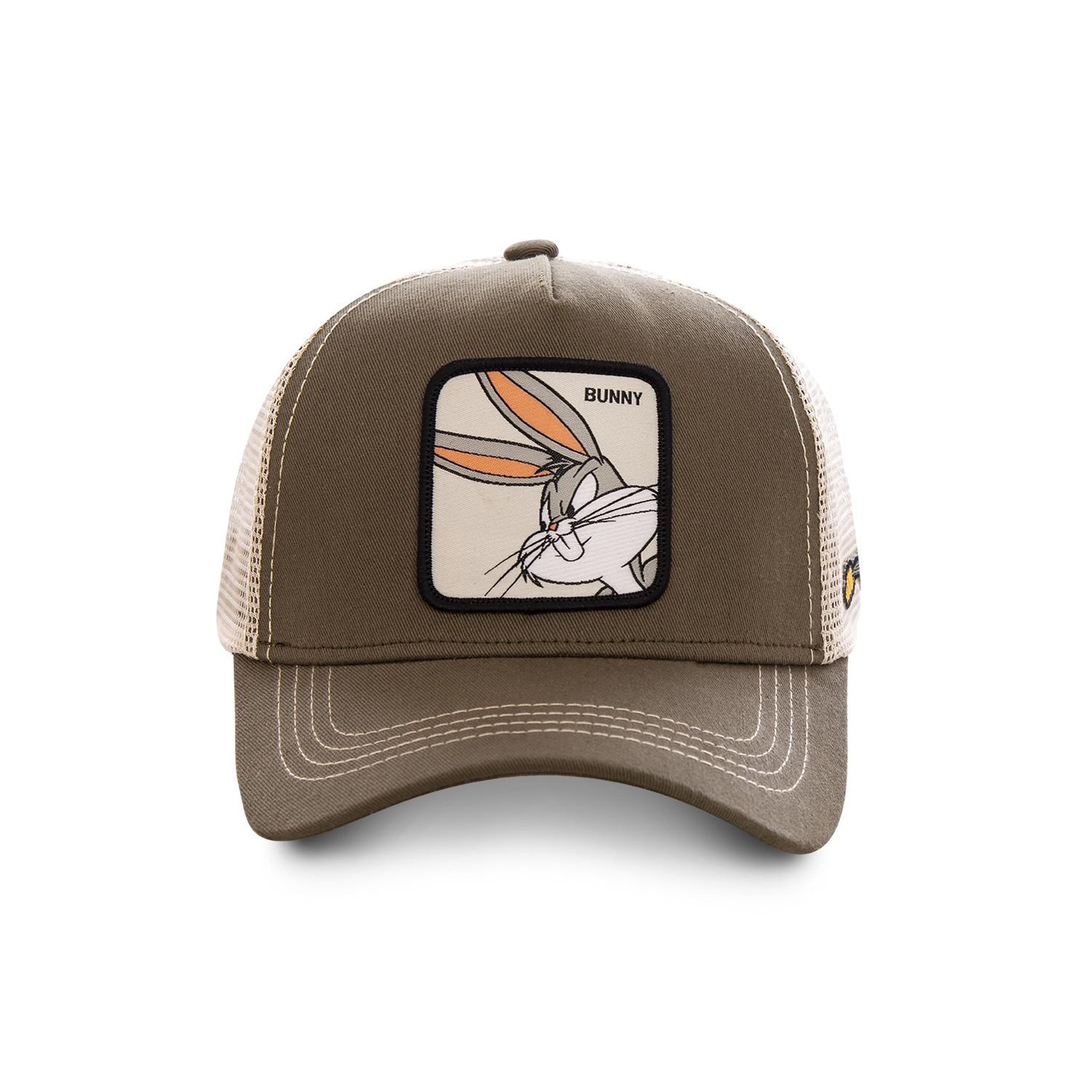 Voir la diapositive 2 : CAPSLAB Casquette Capslab Looney Tunes Bunny Vert Kaki