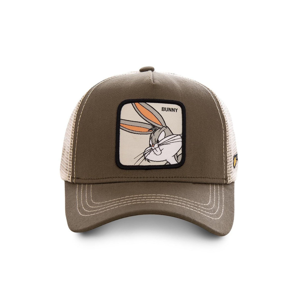 CAPSLAB Casquette Capslab Looney Tunes Bunny Vert Kaki