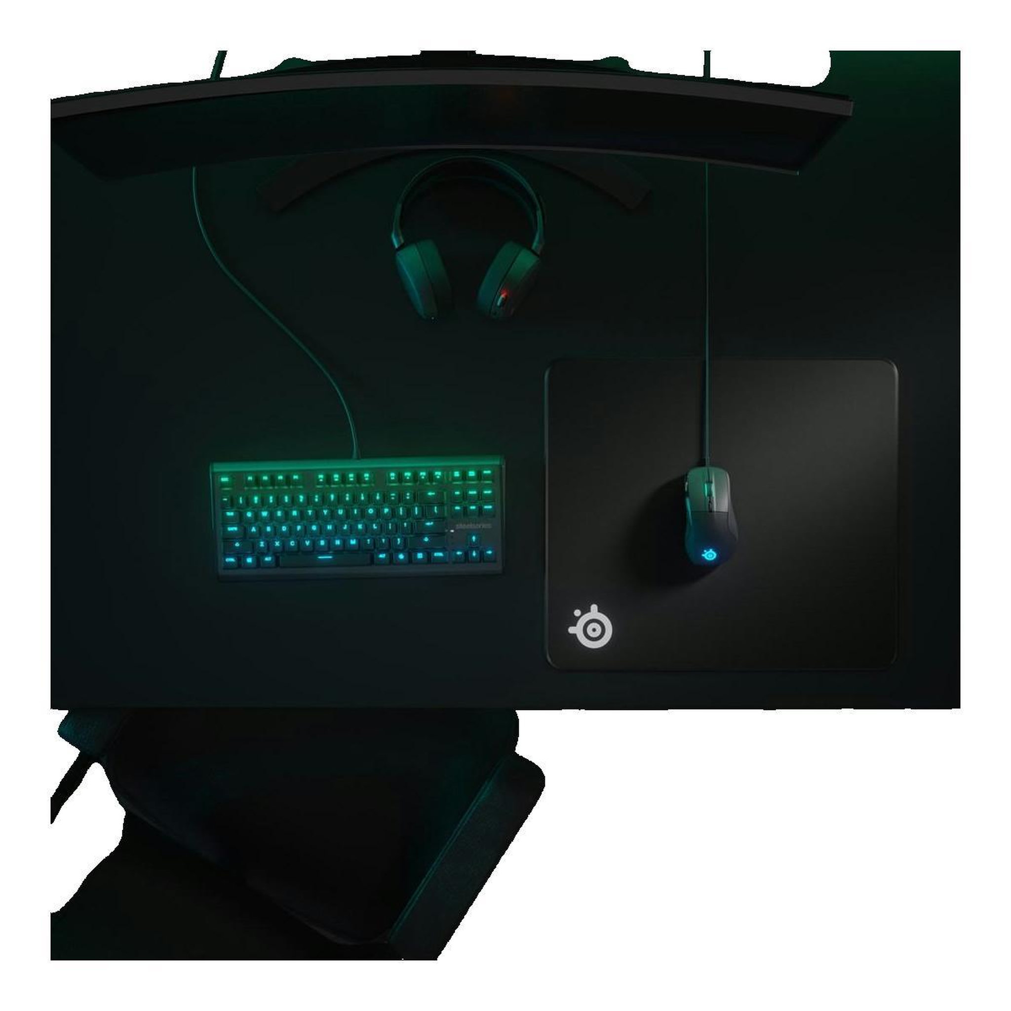 Voir la diapositive 3 : SteelSeries Tapis de souris SteelSeries QcK Edge Large Noir