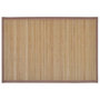 Voir la diapositive 2 : VIDAXL Napperons 6 pcs Bambou 30 x 45 cm Marron